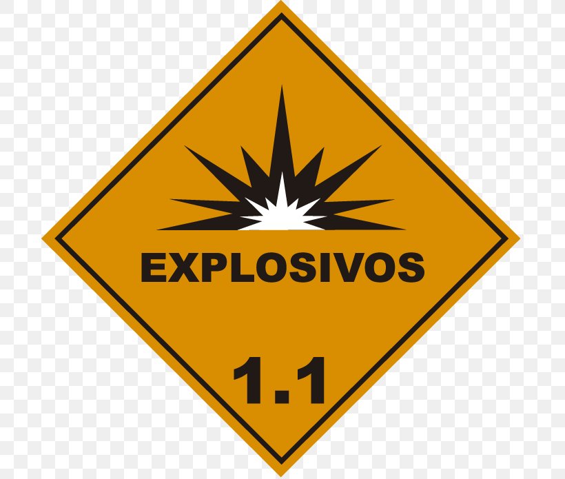 Dangerous Goods HAZMAT Class 9 Miscellaneous Cargo Explosive Material Label, PNG, 700x695px, Dangerous Goods, Area, Brand, Cargo, Explosion Download Free
