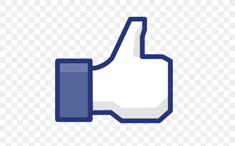 Facebook Like Button Clip Art, PNG, 512x512px, Facebook Like Button, Area, Blue, Brand, Button Download Free