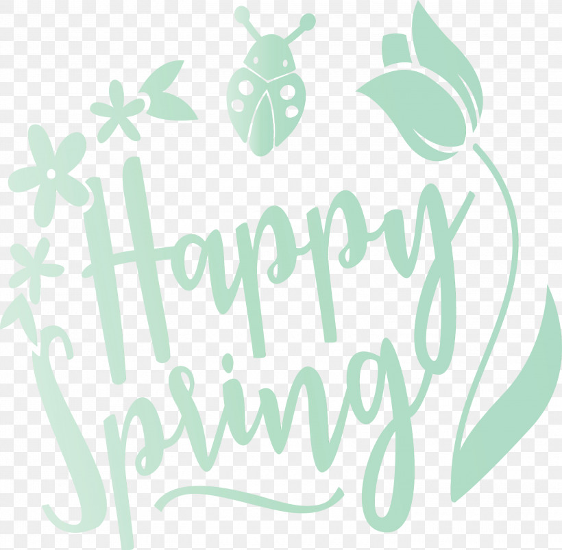 Green Text Font Logo, PNG, 3000x2941px, Hello Spring, Green, Logo, Paint, Spring Download Free