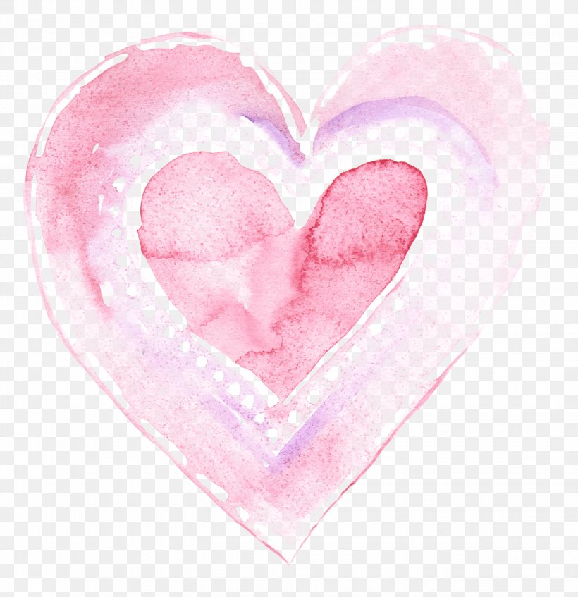 Heart Valentines Day, PNG, 2880x2975px, Watercolor, Cartoon, Flower, Frame, Heart Download Free
