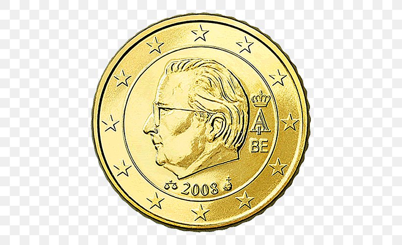 Belgian Euro Coins 2 Euro Coin 50 Cent Euro Coin, PNG, 500x500px, 1 Cent Euro Coin, 1 Euro Coin, 2 Euro Coin, 2 Euro Commemorative Coins, 20 Cent Euro Coin Download Free
