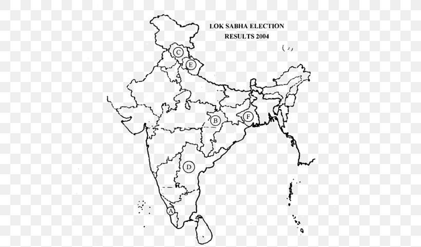 India Blank Map Coloring Book Politics, PNG, 541x482px, India, Art, Blank Map, Coloring Book, Diagram Download Free