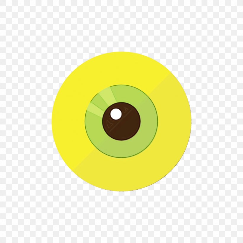 Yellow Circle Eye Iris Wheel, PNG, 1024x1024px, Watercolor, Eye, Iris, Paint, Wet Ink Download Free