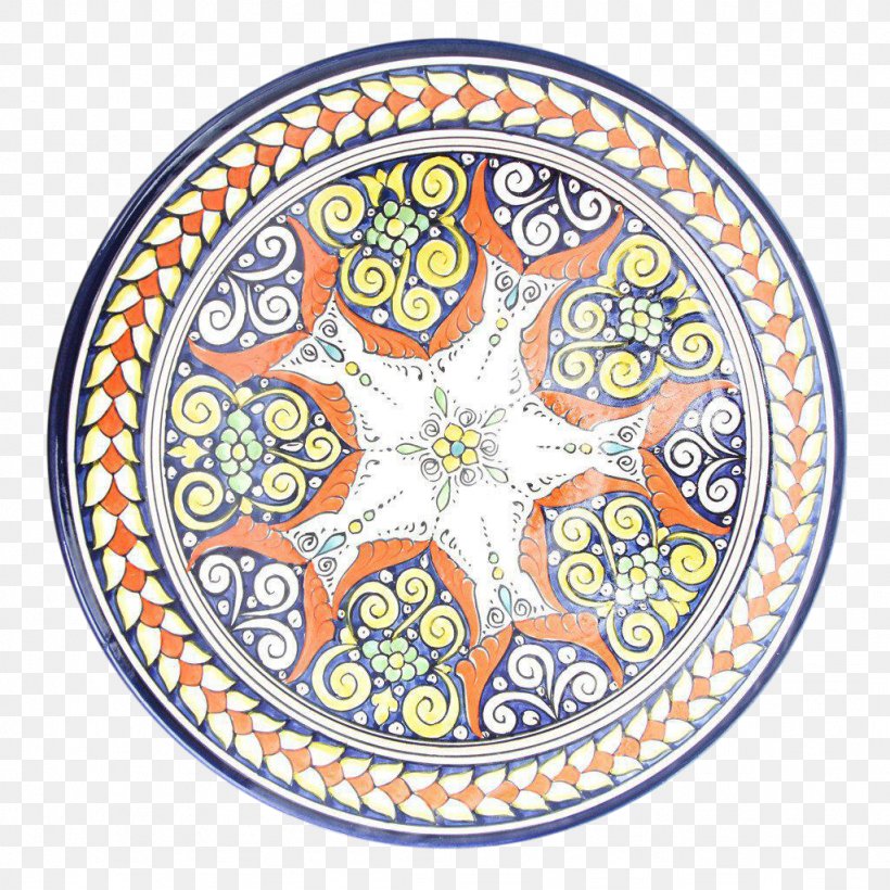 Ceramic Plate Moroccan Cuisine Toubkal Pattern, PNG, 1024x1024px, Ceramic, Area, Art, Color, Furniture Download Free