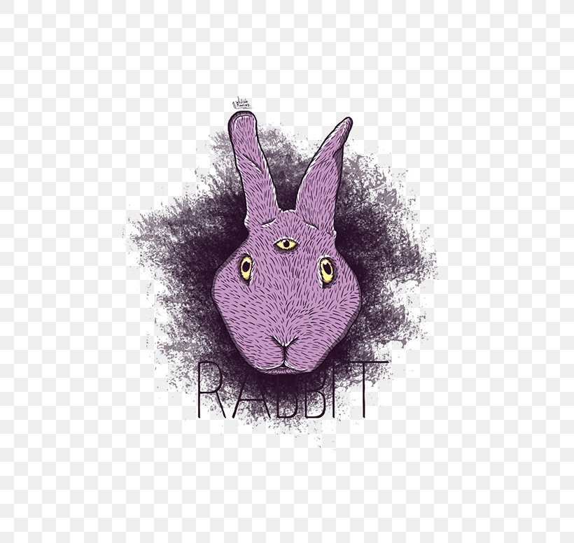 Easter Bunny Whiskers Snout Violet, PNG, 600x776px, Easter Bunny, Easter, Purple, Rabbit, Rabits And Hares Download Free