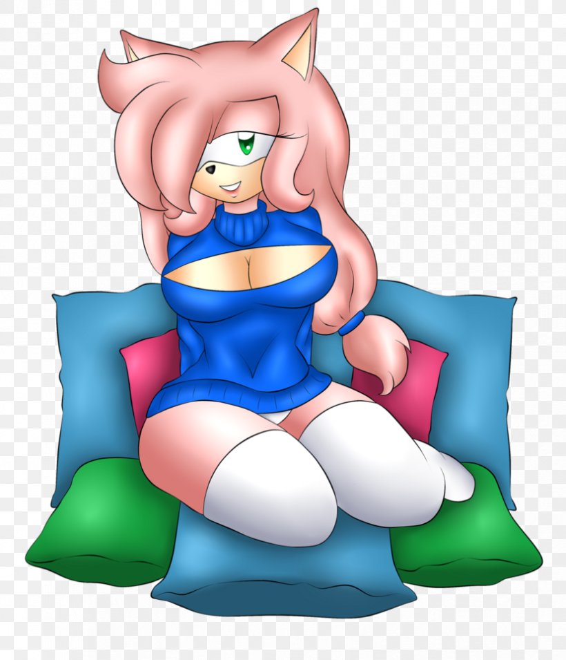 Amy Rose Sweater Fan Art Polo Neck Drawing, PNG, 828x965px, Watercolor, Cartoon, Flower, Frame, Heart Download Free