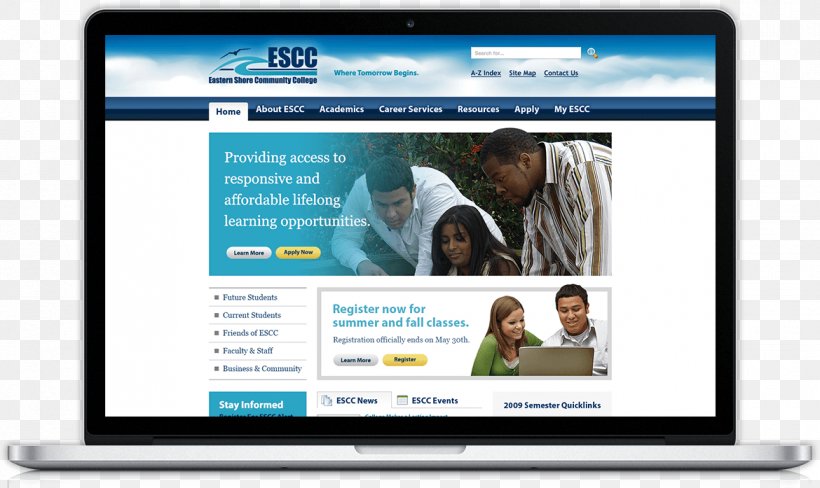 Eastern Shore Community College Hero Image User Interface Design, PNG, 1170x697px, Hero Image, College, Communication, Community College, Computer Monitor Download Free