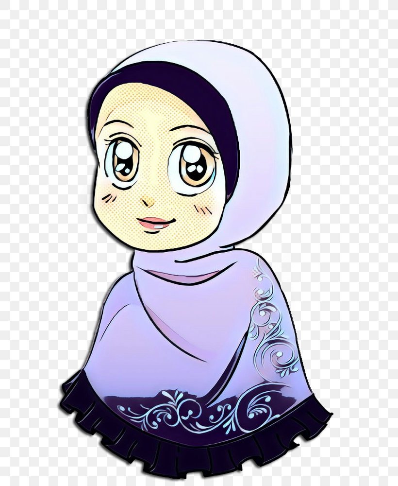 Hijab Cartoon, PNG, 588x1000px, Muslim, Cartoon, Cheek, Child, Drawing Download Free