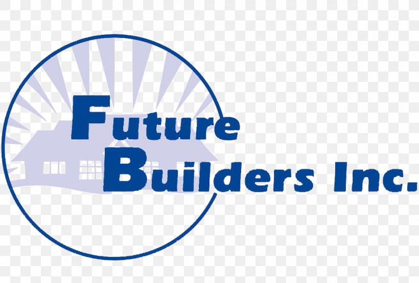 Logo Future Builders Inc Brand Organization, PNG, 1060x716px, Logo, Area, Blue, Brand, Concrete Download Free