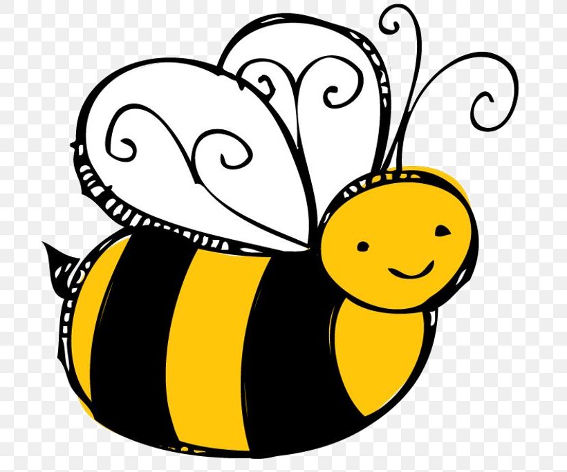Bumblebee, PNG, 700x683px, Yellow, Bee, Bumblebee, Cartoon, Honeybee Download Free