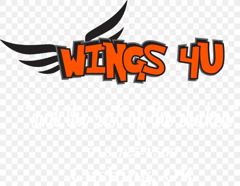 Wings 4 U Food Clip Art Logo Clayton's Land Services, PNG, 3003x2330px, Food, Brand, Cooking, Cushing, Logo Download Free