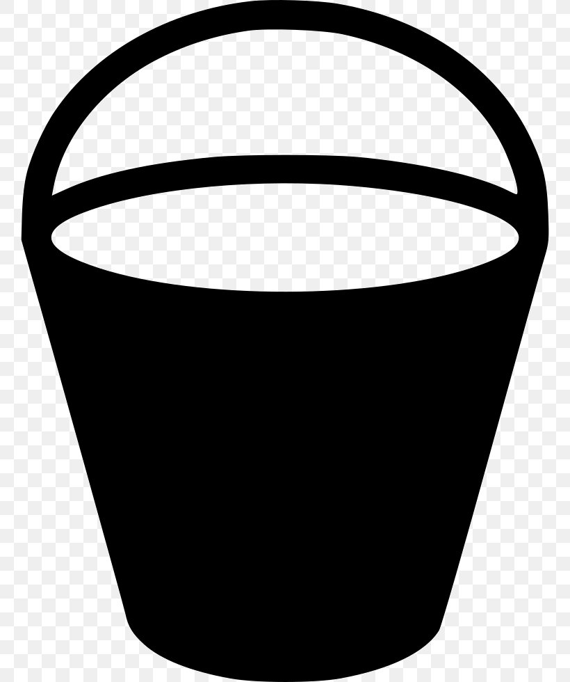 Bucket, PNG, 760x980px, Bucket, Black, Black And White, Cdr, Cup Download Free