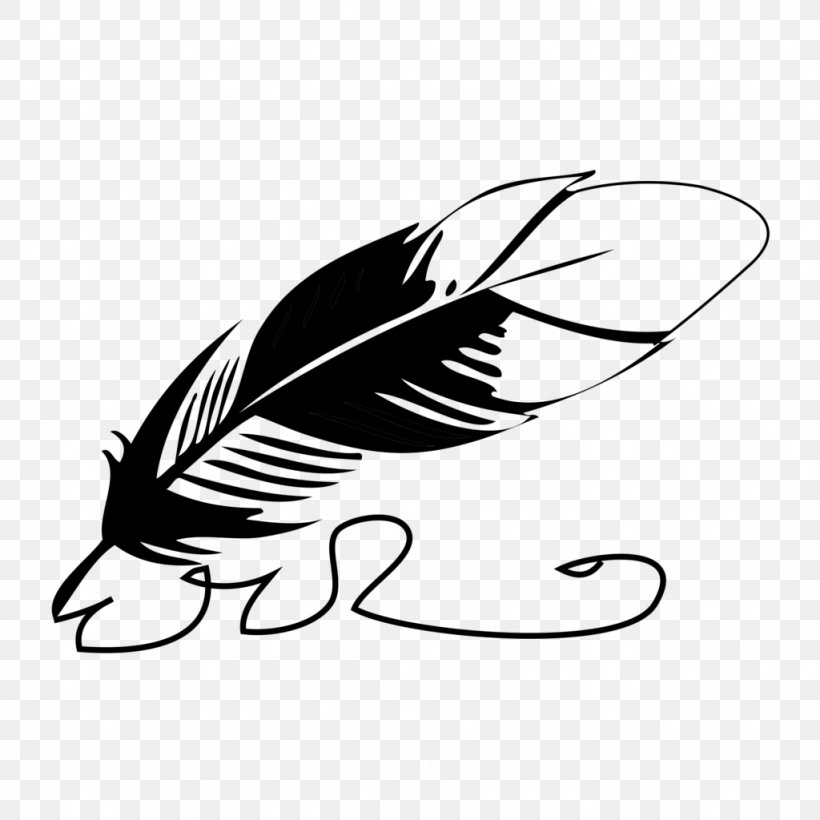 Quill Paper, PNG, 1024x1024px, Quill, Artwork, Beak, Bird, Black Download Free