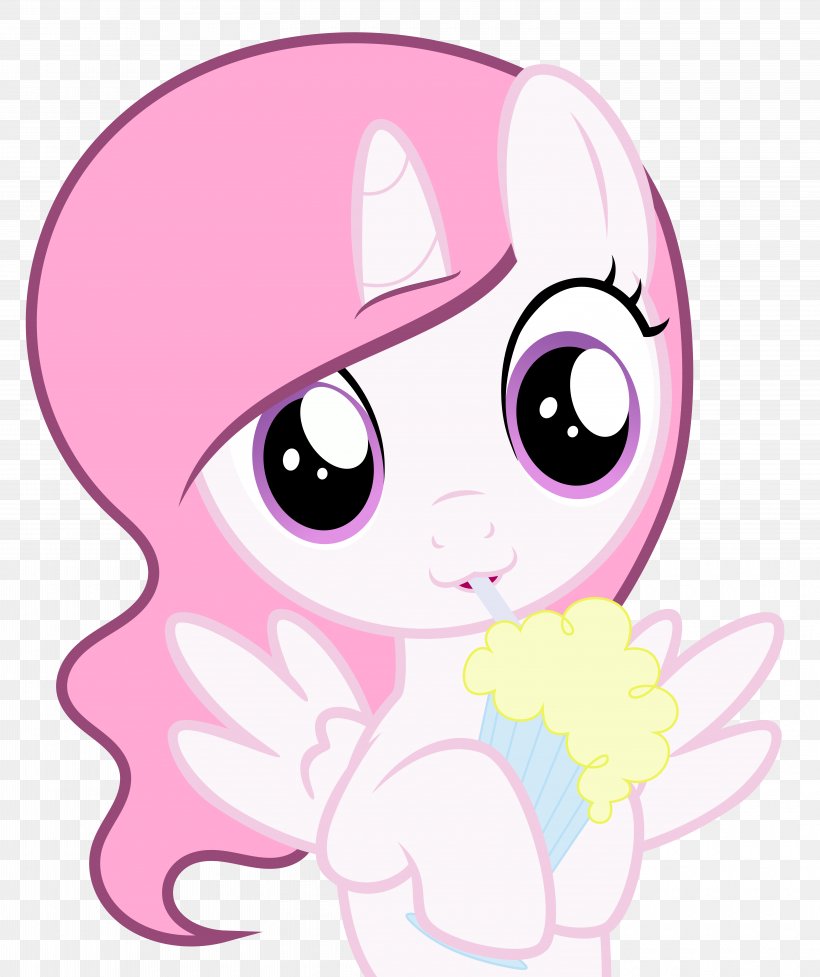 Milkshake Pony Pinkie Pie Princess Cadance Applejack, PNG, 6000x7155px, Watercolor, Cartoon, Flower, Frame, Heart Download Free