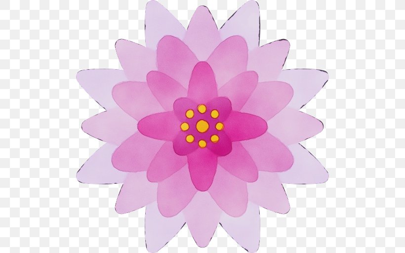 Pink Petal Flower Violet Purple, PNG, 512x512px, Watercolor, Dahlia, Flower, Magenta, Paint Download Free