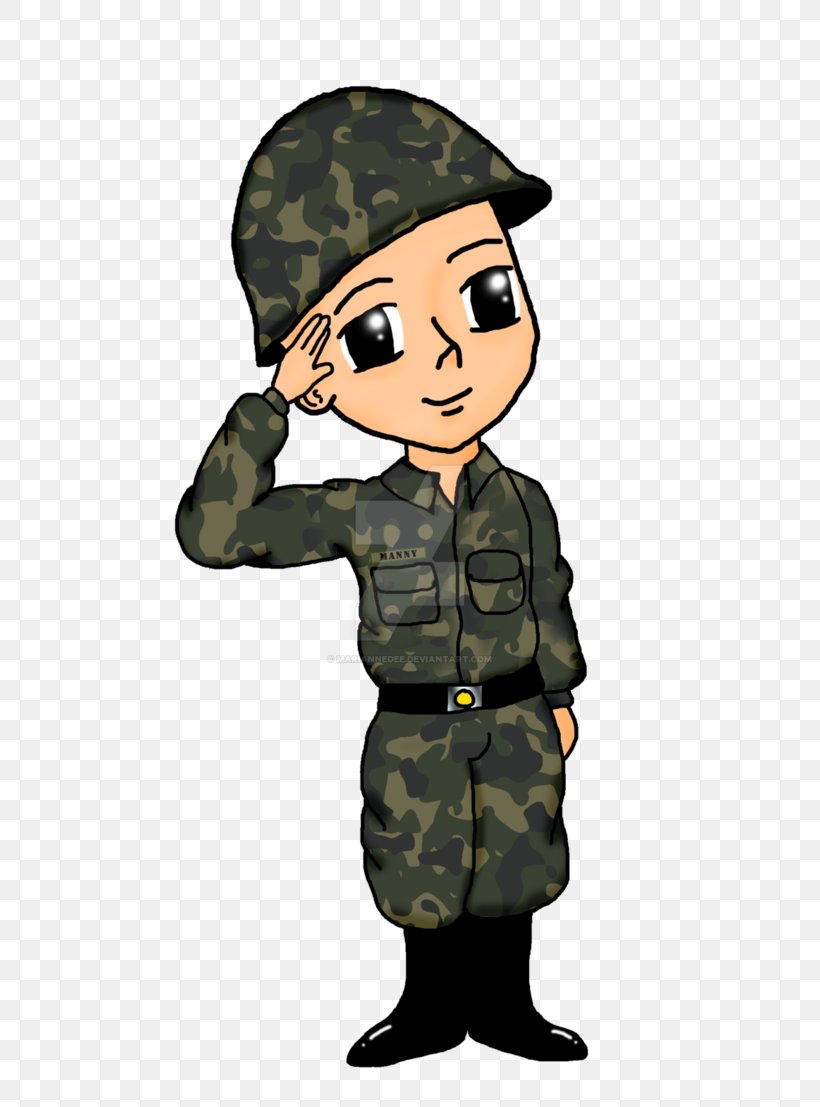 Army Soldier Cartoon - Army Military