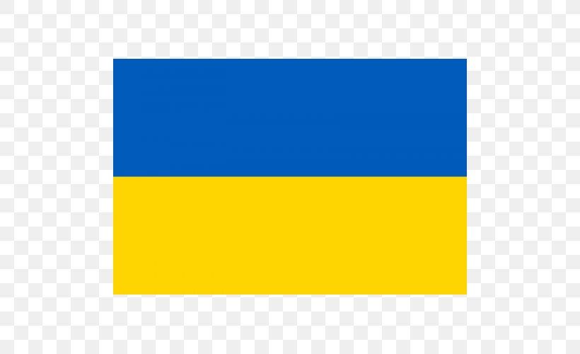 Flag Of Ukraine Germany Gallery Of Sovereign State Flags, PNG, 500x500px, Ukraine, Area, Blue, Coat Of Arms Of Ukraine, Cobalt Blue Download Free