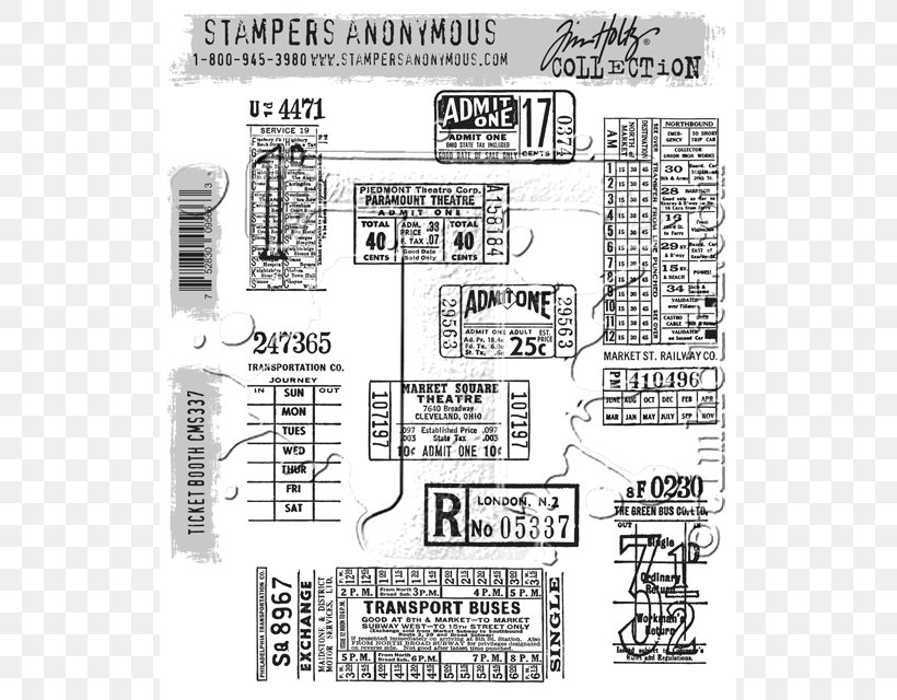 Rubber Stamp Postage Stamps Ticket Sizzix Stampers Anonymous, PNG, 640x640px, Rubber Stamp, Adhesive, Area, Art, Black And White Download Free