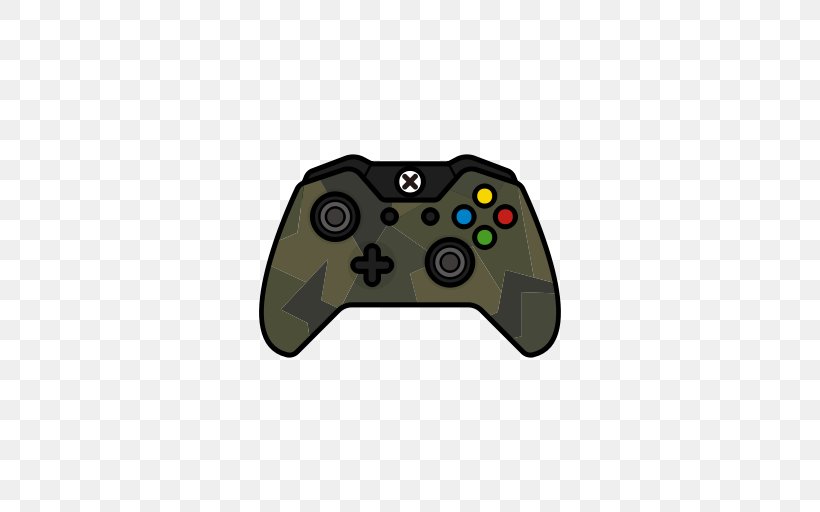 Xbox One Controller Game Controllers Black Xbox 360 Controller, PNG, 512x512px, Xbox One Controller, All Xbox Accessory, Black, Electronic Device, Game Controller Download Free
