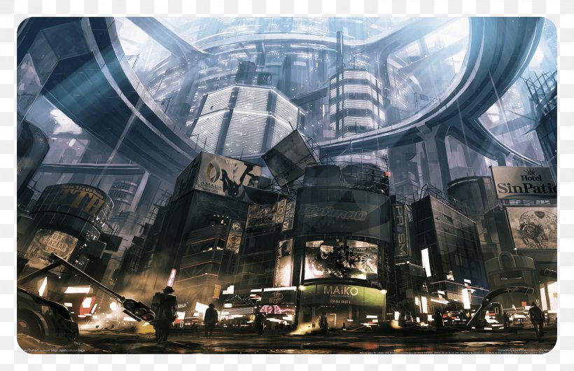 Desktop Wallpaper Image Binary Domain Futurism Video Games, PNG, 1605x1038px, Binary Domain, Architecture, Art, City, Computer Graphics Download Free