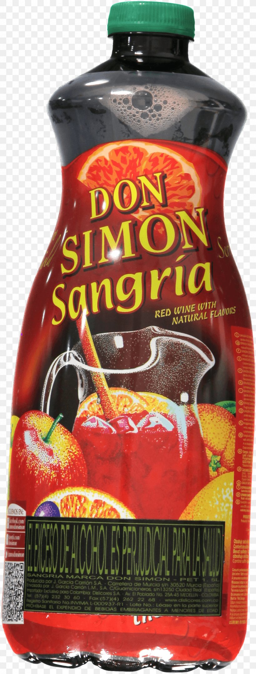 Sangria Sweet Chili Sauce Don Simon Spanish Cuisine Food, PNG, 972x2558px, Sangria, Bottle, Chili Sauce, Condiment, Don Simon Download Free
