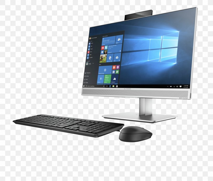 Hewlett-Packard Desktop Computers All-in-One HP EliteOne 800 G3, PNG, 3300x2805px, Hewlettpackard, Allinone, Central Processing Unit, Computer, Computer Hardware Download Free