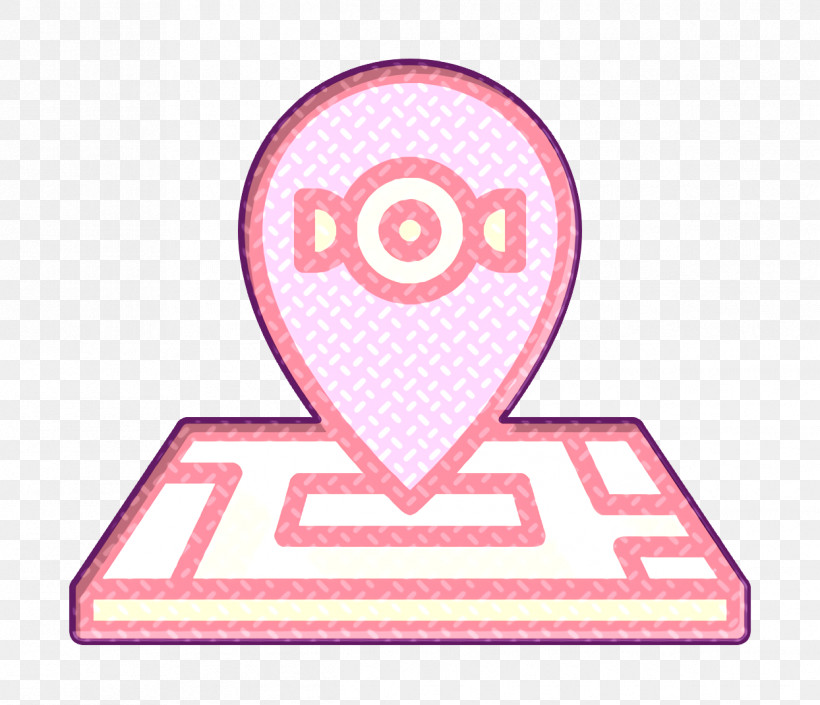 Maps And Location Icon Candies Icon Location Icon, PNG, 1244x1070px, Maps And Location Icon, Candies Icon, Location Icon, Logo, Pink Download Free