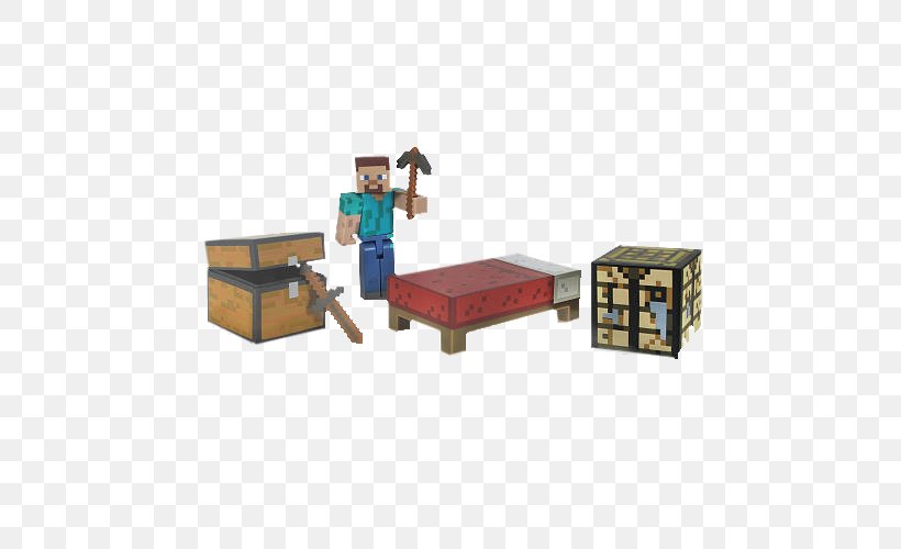 Minecraft Survival Action & Toy Figures Game, PNG, 500x500px, Minecraft, Action Toy Figures, Entertainment, Furniture, Game Download Free