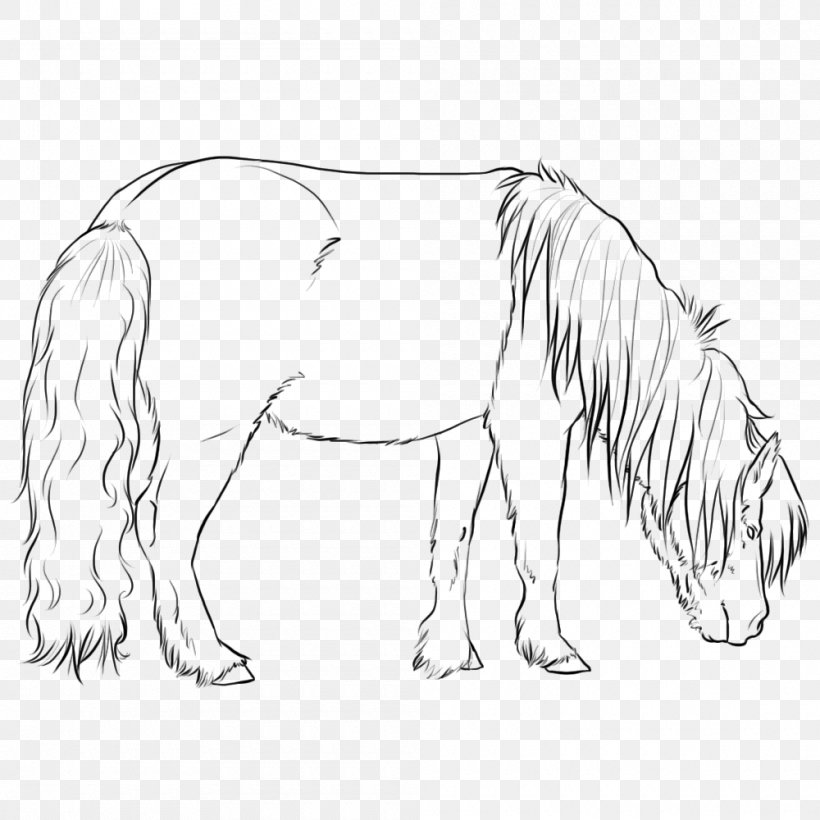 Mustang Pony Pack Animal Sketch, PNG, 1000x1000px, Mustang, Animal, Animal Figure, Arm, Artwork Download Free