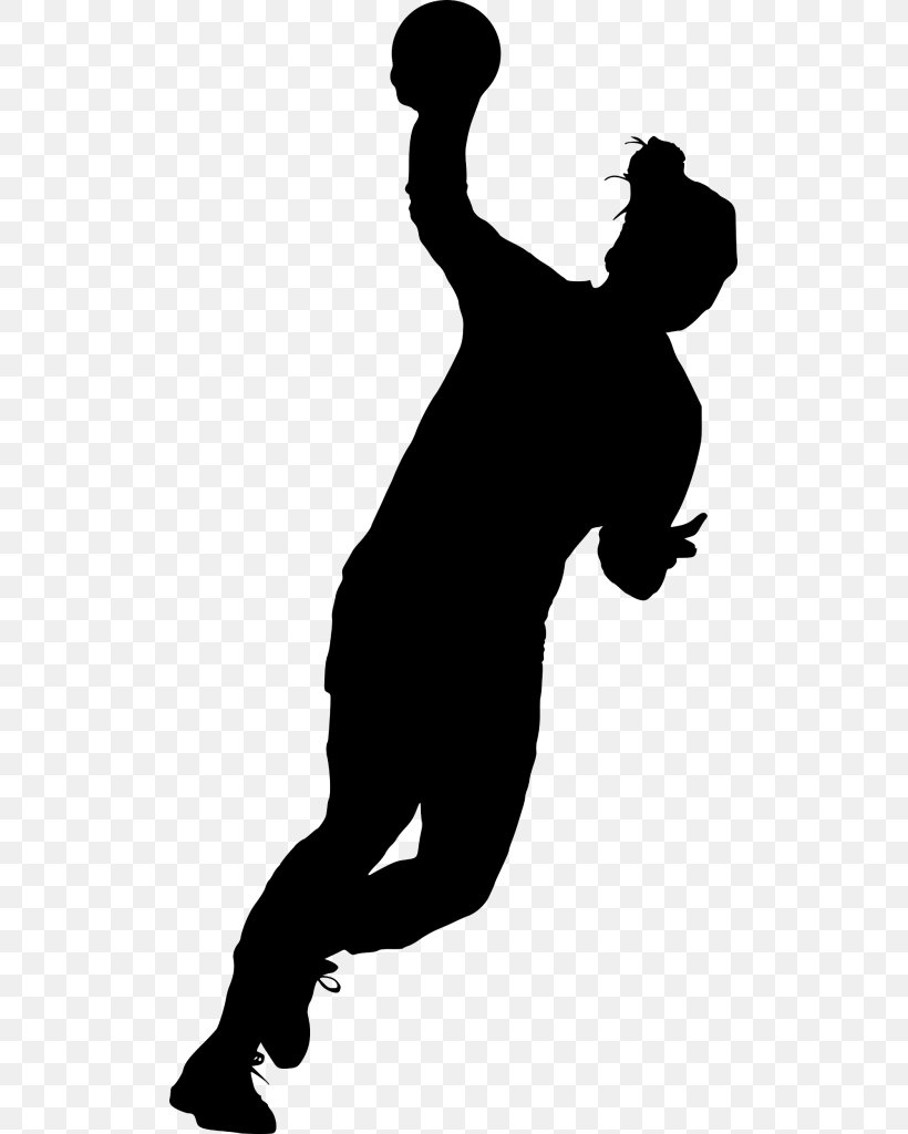 Silhouette Sport Clip Art, PNG, 513x1024px, Silhouette, Black, Black And White, Hand, Handball Download Free