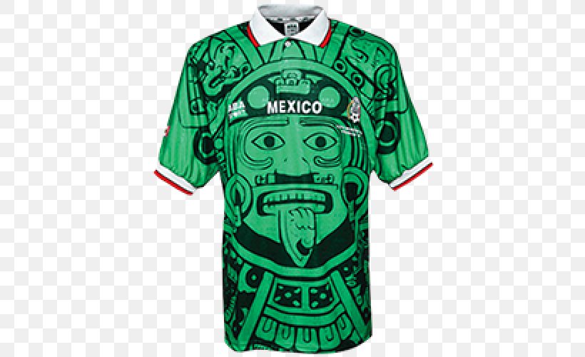 Mexico National Football Team 1998 FIFA World Cup 2018 World Cup 1994 FIFA World Cup Jersey, PNG, 500x500px, 1994 Fifa World Cup, 1998 Fifa World Cup, 2018 World Cup, Mexico National Football Team, Active Shirt Download Free