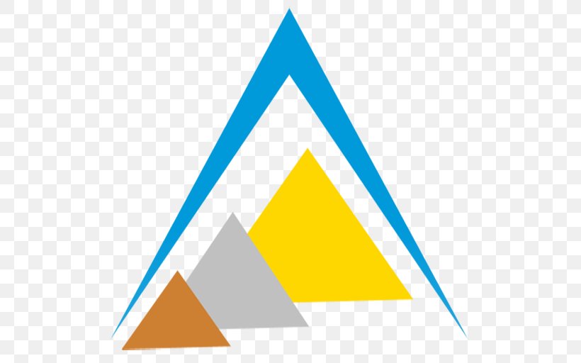 Triangle Logo Brand, PNG, 512x512px, Triangle, Area, Brand, Diagram, Logo Download Free