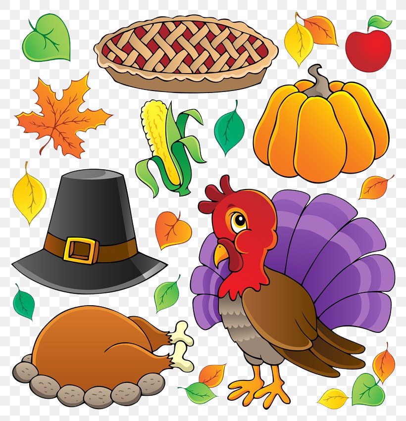 Turkey Thanksgiving Royalty-free Clip Art, PNG, 820x851px, Turkey, Artwork, Beak, Cartoon, Drawing Download Free