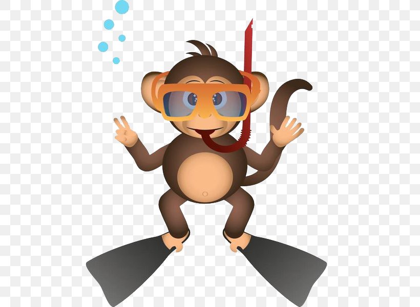 Monkey Royalty-free Stock Photography Clip Art, PNG, 509x600px, Monkey, Art, Cartoon, Finger, Hand Download Free