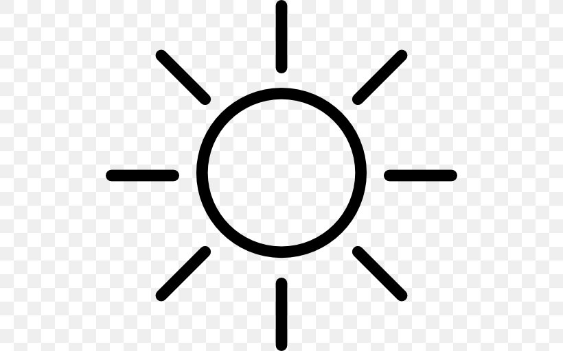 Weather Sunlight Clip Art, PNG, 512x512px, Weather, Black And White, Cloud, Rim, Sun Download Free