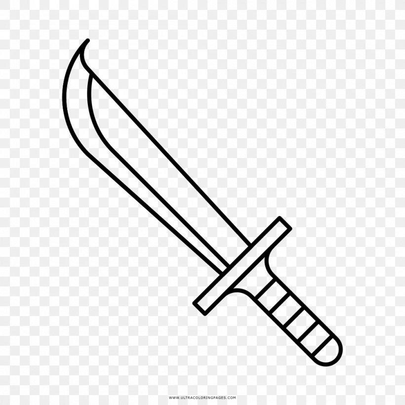 Longsword Dagger Drawing, PNG, 1000x1000px, Sword, Black And White, Blade, Claymore, Cold Weapon Download Free