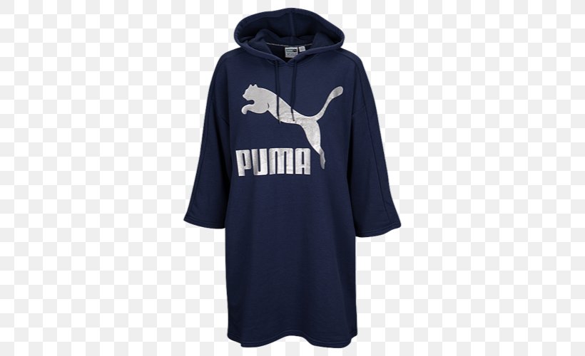 T-shirt Hoodie Puma Crew Neck, PNG, 500x500px, Tshirt, Active Shirt, Blue, Clothing, Crew Neck Download Free
