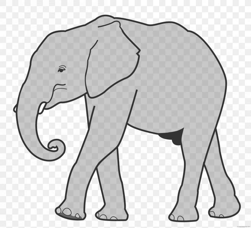 African Elephant Clip Art Elephants Image, PNG, 2400x2179px, African Elephant, Animal Figure, Art, Asian Elephant, Black And White Download Free