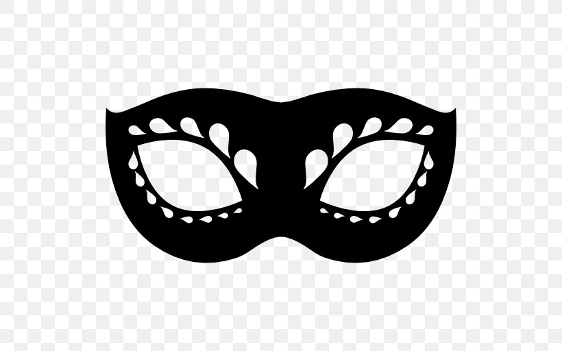 Mask Carnival, PNG, 512x512px, Mask, Black, Black And White, Blindfold, Carnival Download Free