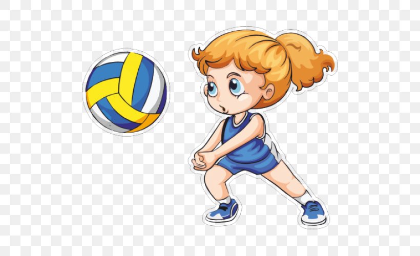 Volleyball Sport, PNG, 500x500px, Volleyball, Area, Ball, Boy, Cartoon Download Free