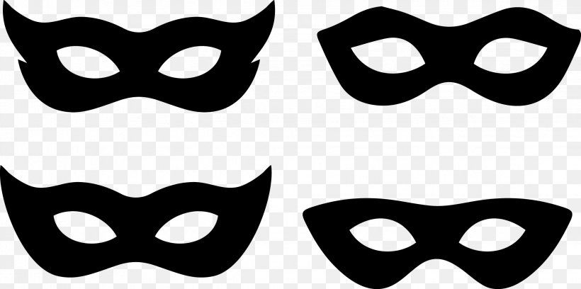 Mask Ball Face Clip Art, PNG, 2244x1119px, Mask, Ball, Black And White, Costume, Eyewear Download Free