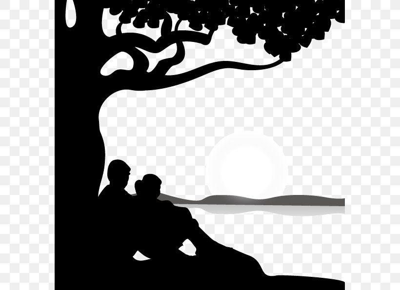 Swing Child, PNG, 595x595px, Silhouette, Black, Black And White, Cartoon, Child Download Free
