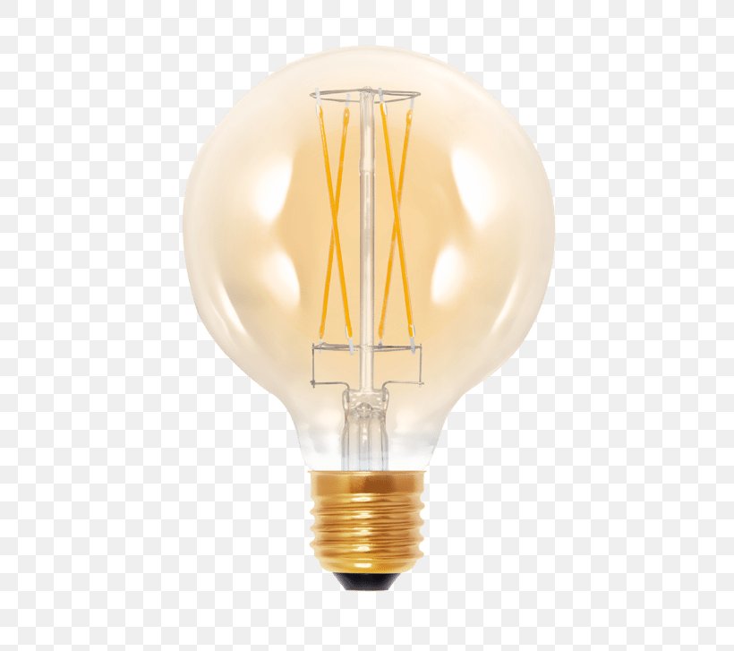 LED Lamp Edison Screw Light-emitting Diode LED Filament, PNG, 516x727px, Lamp, Compact Fluorescent Lamp, Dimmer, Edison Screw, Efficient Energy Use Download Free