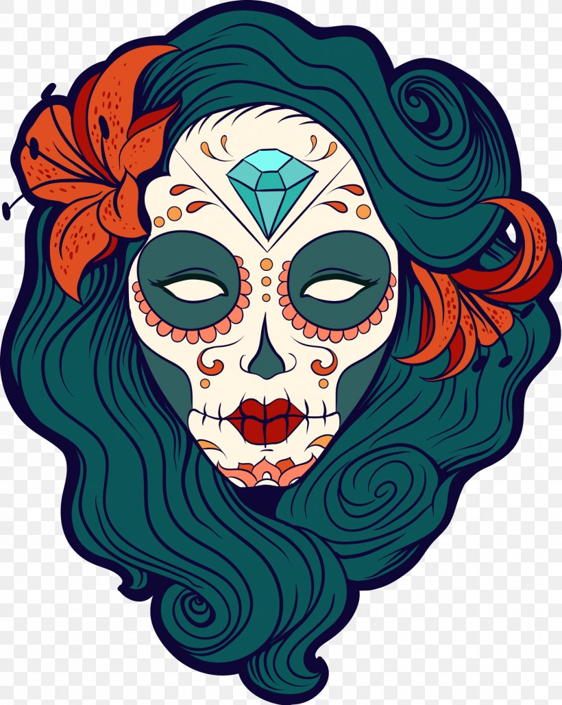 United States Calavera Day Of The Dead Sticker Decal, PNG, 1457x1827px, United States, Art, Calavera, Day Of The Dead, Death Download Free