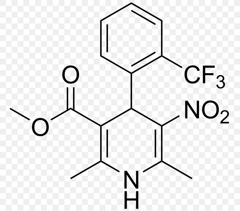 Bay K8644 Calcium Channel Blocker Agonist Dihydropyridine, PNG, 769x721px, Bay K8644, Agonist, Aranidipine, Area, Black Download Free
