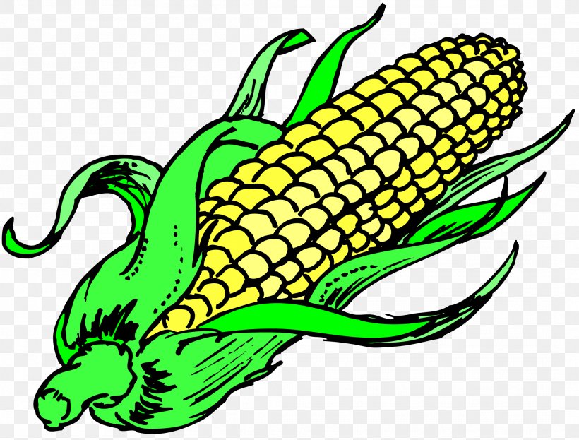 Corn On The Cob Popcorn Maize Sweet Corn Vegetable, PNG, 2126x1616px, Corn On The Cob, Amphibian, Artwork, Commodity, Drink Download Free