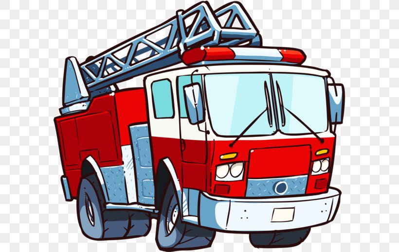 Fire Engine Firefighter Fire Department Car, PNG, 600x519px, Fire Engine, Automotive Design, Car, Comics, Emergency Vehicle Download Free