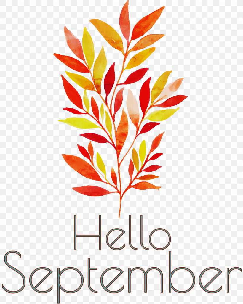 Hello September September, PNG, 2395x3000px, Hello September, Autumn, Drawing, Painting, September Download Free
