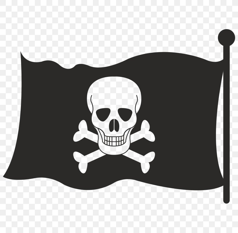 Jolly Roger Vector Graphics Piracy Image Royalty-free, PNG, 800x800px, Jolly Roger, Bone, Cushion, Flag, Piracy Download Free