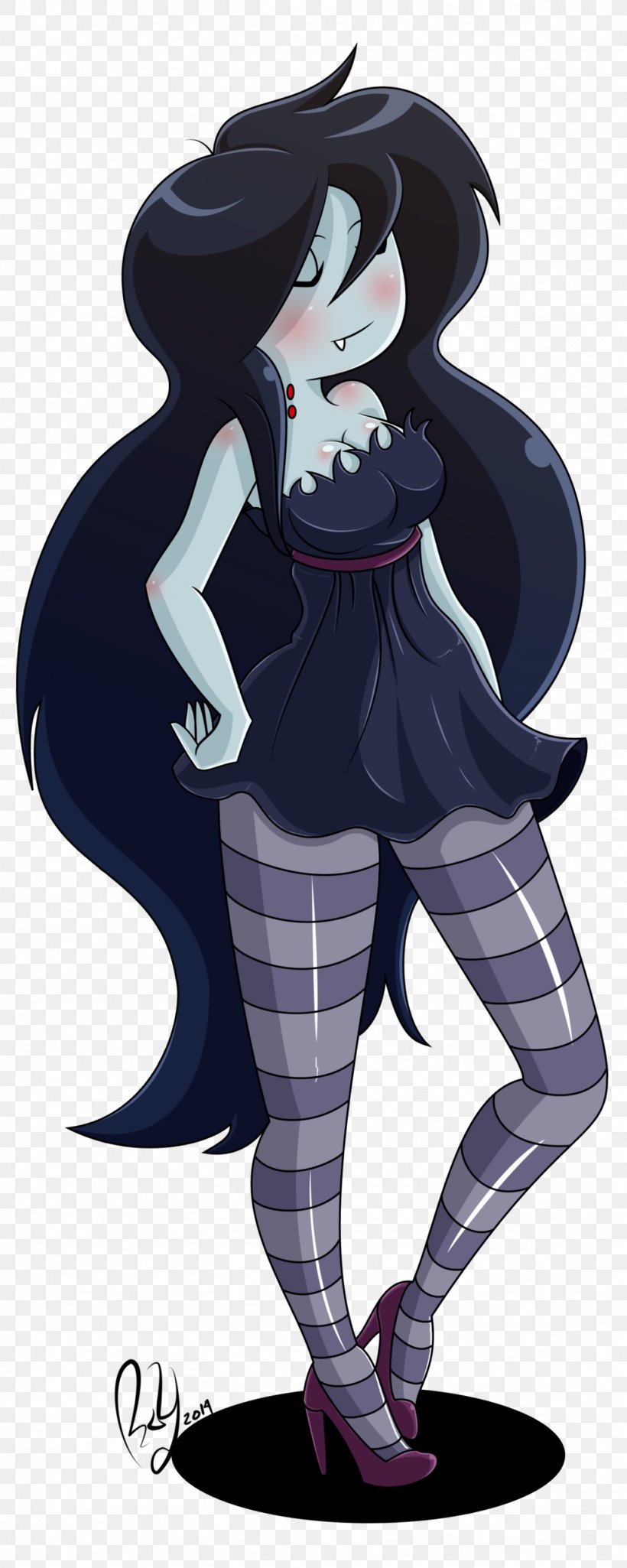 Marceline The Vampire Queen Adventure Time: Explore The Dungeon Because I Don't Know! Henchman Cartoon Network DeviantArt, PNG, 1024x2560px, Watercolor, Cartoon, Flower, Frame, Heart Download Free